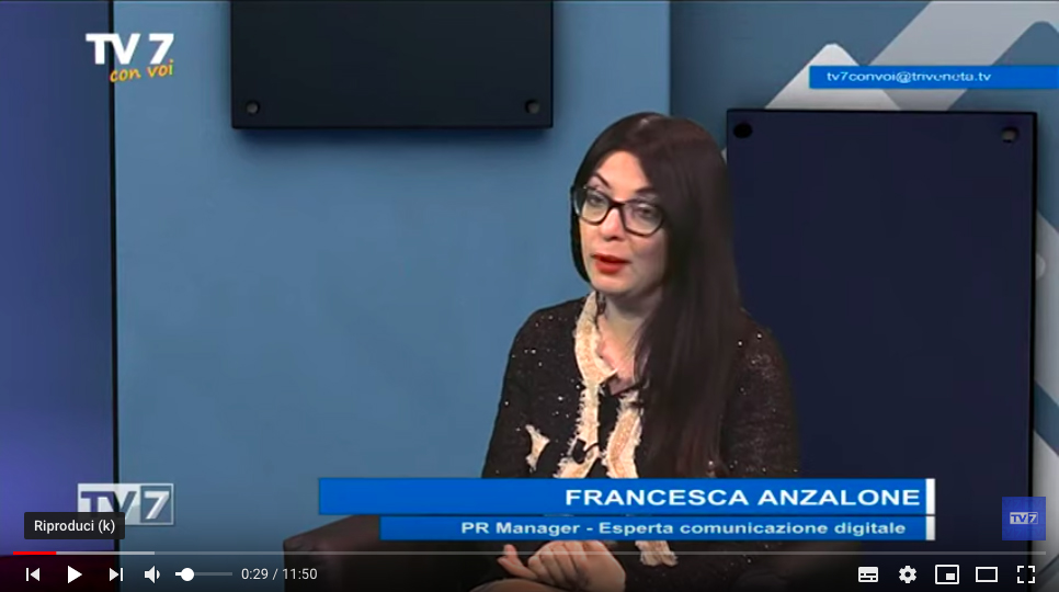 TV7 Intervista a Francesca Anzalone seconda parte
